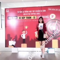 Gia sư giỏi Đại học Kinh tế Quốc dân chuyên dạy kèm môn Toán, Vật Lý, Hóa, Luyện chữ đẹp, Tiếng Việt